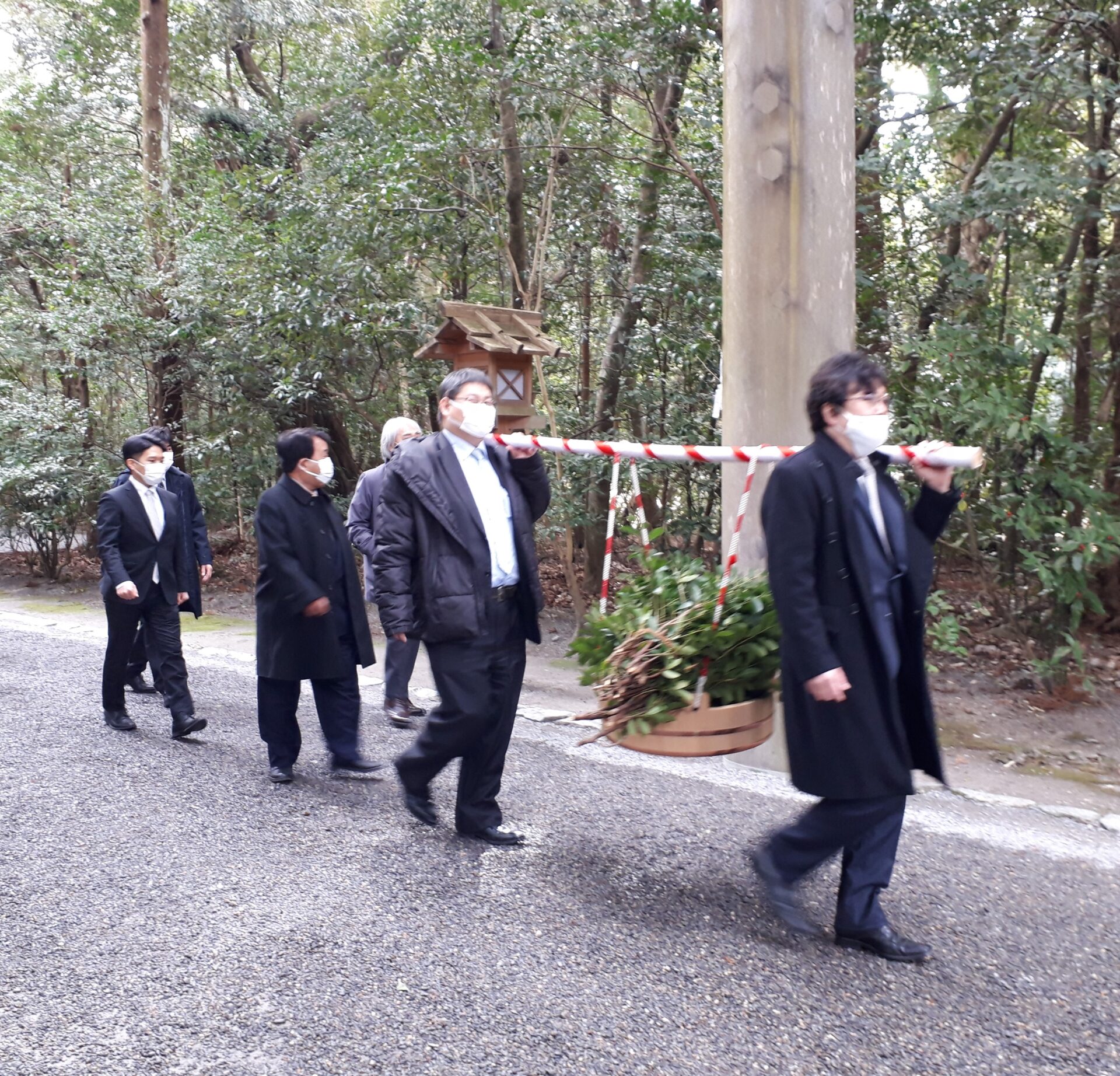 伊勢神宮(外宮)に榊を奉納しました